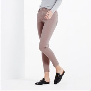 AG - Farrah High Rise Skinny Crop SULFUR MAUVE 26